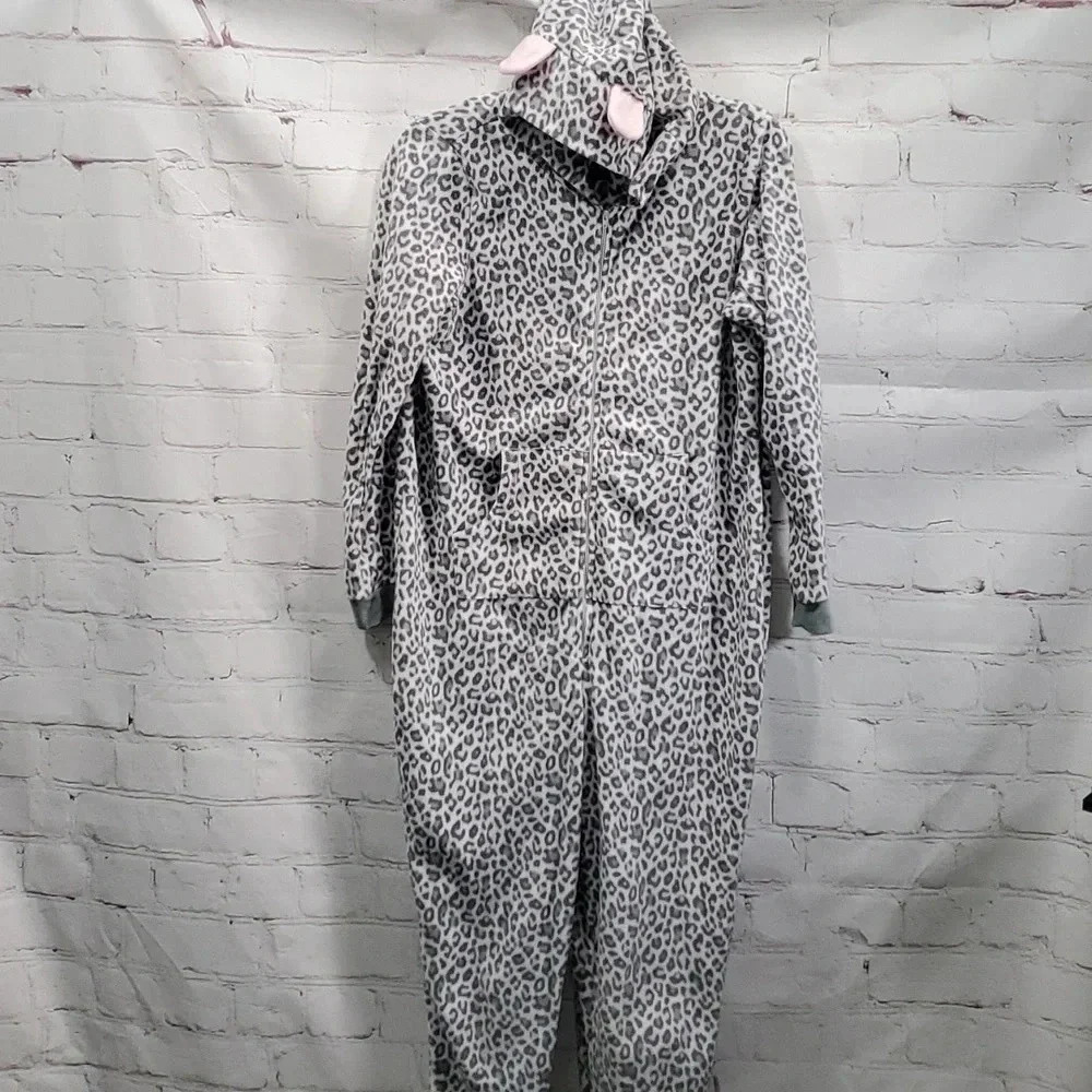 Pillow Talk Onsie Leopard Print Women's Size M